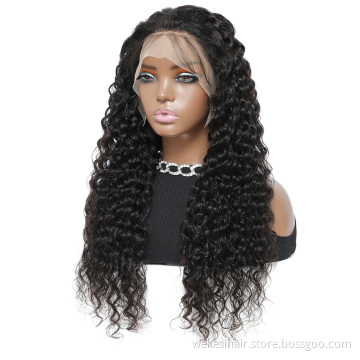 28 30 Inch Body Wave 13x4 Lace Front Human Hair Wig 200% Density Glueless Frontal Pre Plucked Brazilian Hair Wig For Black Women